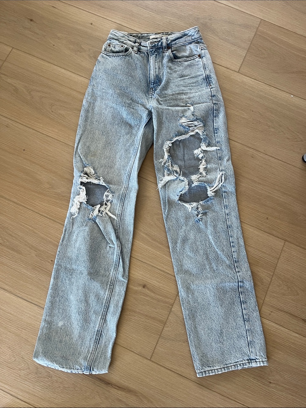 Pacsun shredded jeans 24